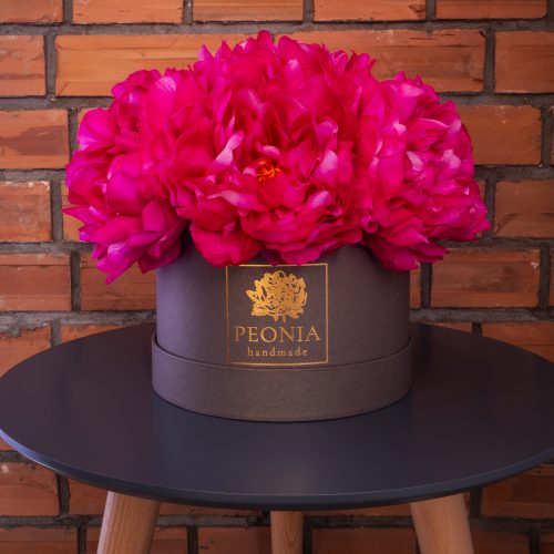 flower box z piwonii