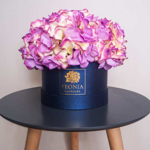 flower box z hortensji świrek